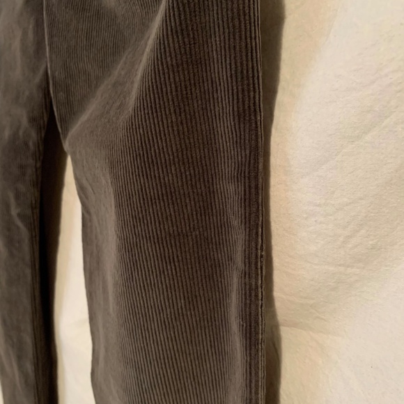 Banana Republic Women Skinny Stretch Low Rise Olive Green Corduroys Size 28 - Picture 7 of 14